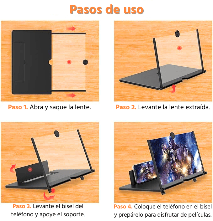 PantaMax HD - AMPLIFICADOR DE PANTALLA 10" PARA CELULAR